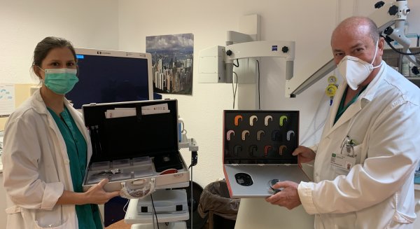 Más de cien pacientes recuperan su audición en otorrinolaringología del Hospital Virgen de la Victoria