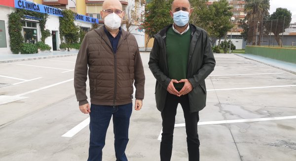 Finalizan las obras de remodelación del párking de la calle doctor Marañón de Torre del Mar