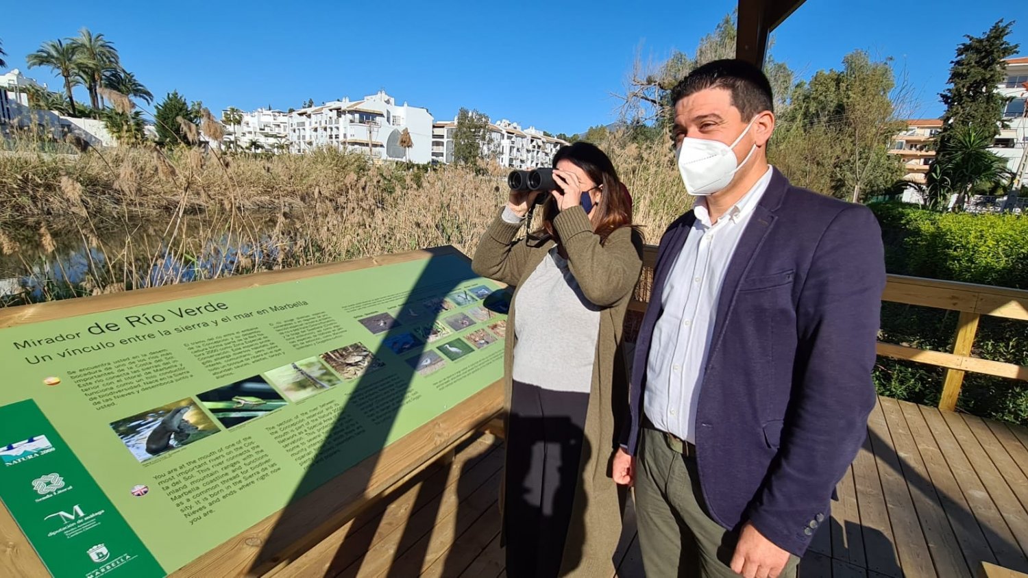 La Senda Litoral en Marbella ofrece un nuevo atractivo con un observatorio ornitológico