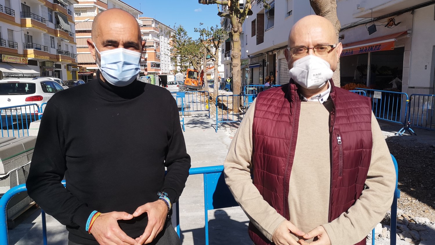 Comienzan los trabajos de renovación del acerado de la calle Miguel Hernández de Torre del Mar