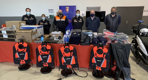 El Ayuntamiento de Antequera invierte 30.000 euros en equipamiento y material de Protección Civil