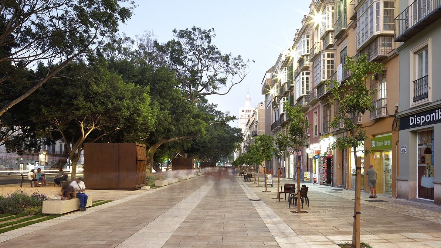 Málaga cierra el tráfico privado en la Alameda y el Parque cuando el Metro llegue a la estación Atarazanas