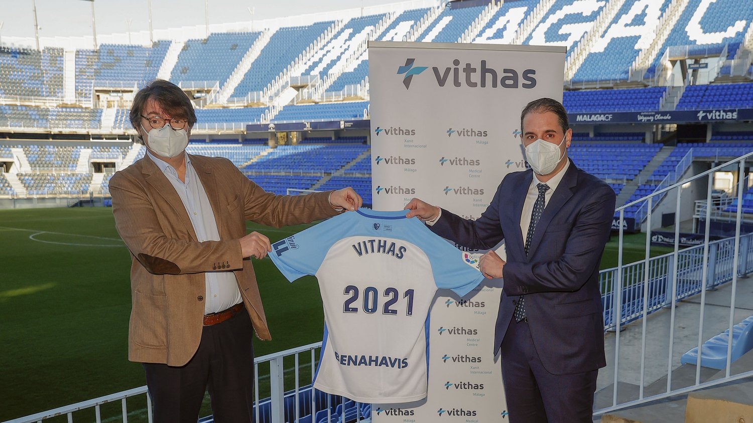 Vithas Málaga renueva su acuerdo con el Málaga CF como proveedor médico oficial
