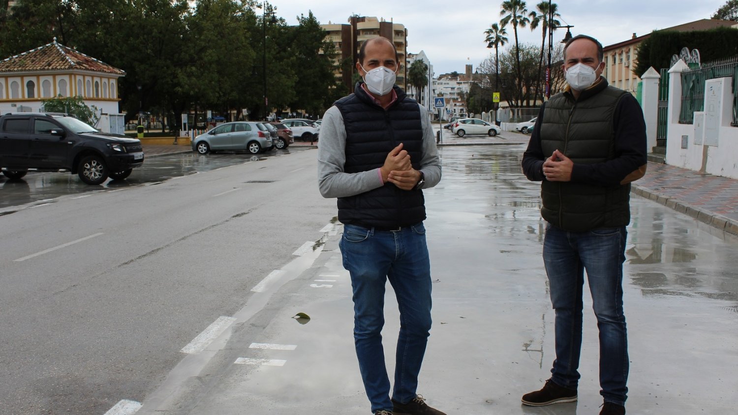 Fuengirola finaliza la remodelación en superficie de los aparcamientos de la calle Méndez Núñez