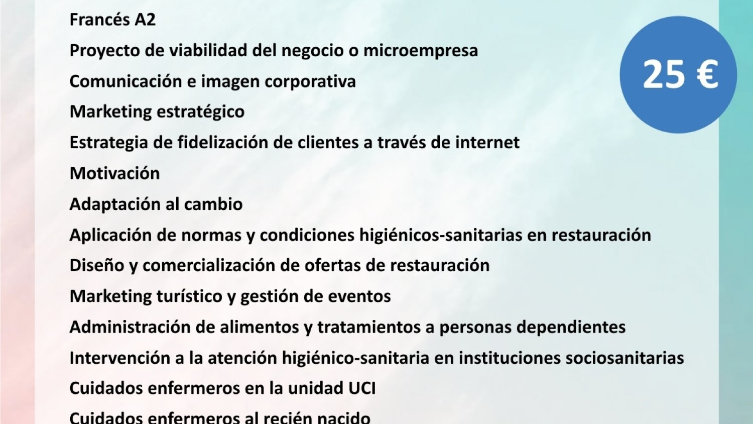 Torre del Mar oferta nuevos cursos de formación online en sectores de amplia demanda laboral
