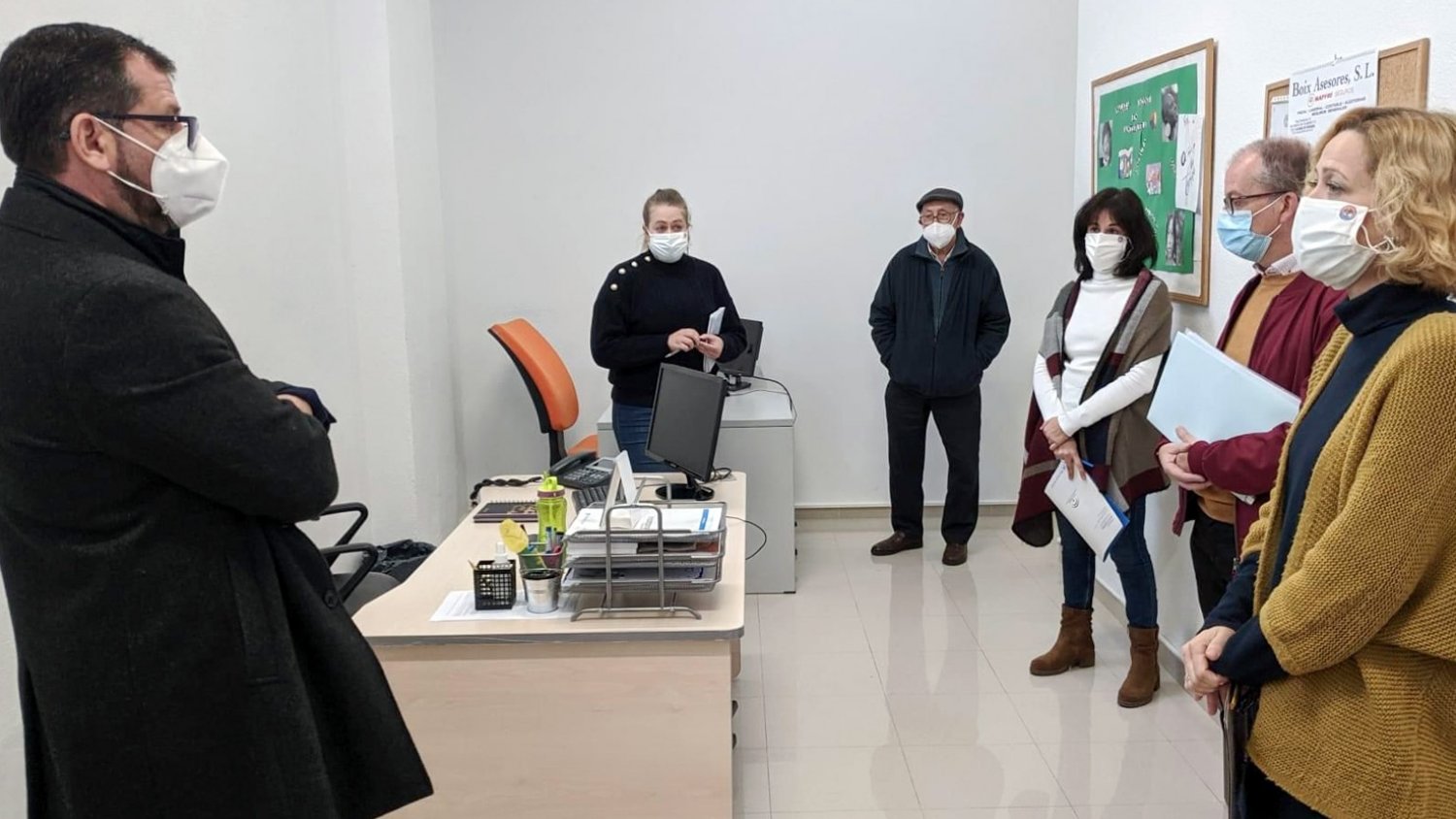 El Teniente de Alcalde de Antequera visita “Engloba” y “Málaga Acoge” en sus nuevas ubicaciones