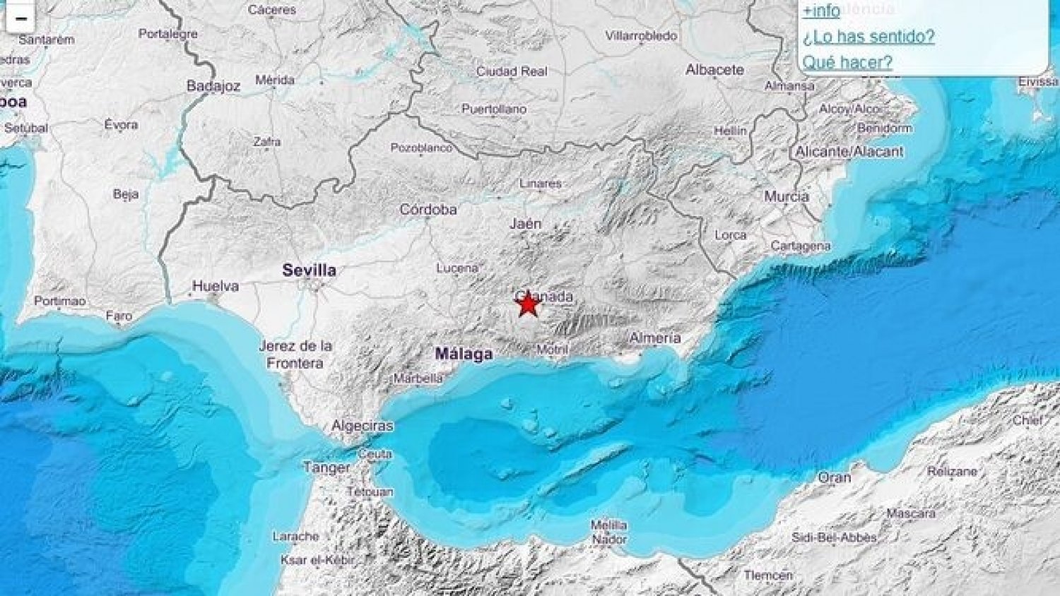 Los terremotos de Granada de la pasada noche se han sentido en Málaga capital y distintos puntos de la provincia