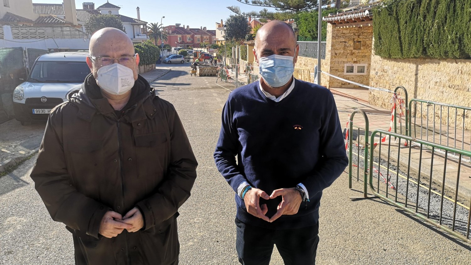 Torre del Mar inicia las obras de saneamiento en un tramo de calle Ruta de la Miel en el Tomillar