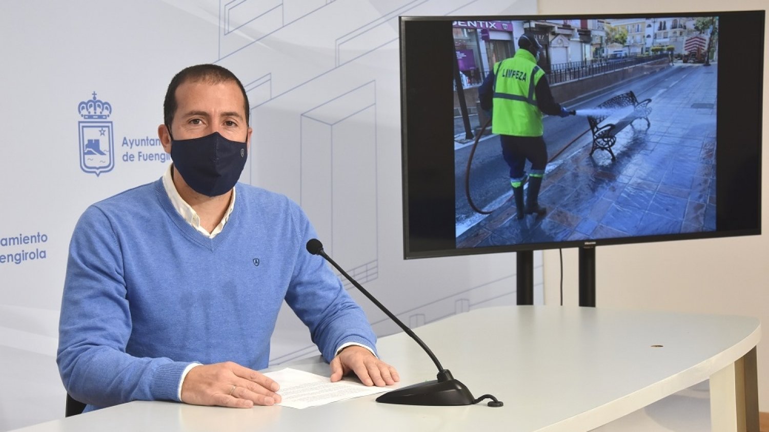 El concejal de Limpieza agradece la labor desempeñada por los trabajadores de Fuengirola en 2020