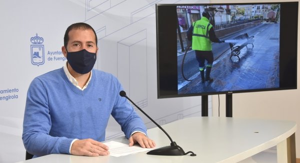 El concejal de Limpieza agradece la labor desempeñada por los trabajadores de Fuengirola en 2020