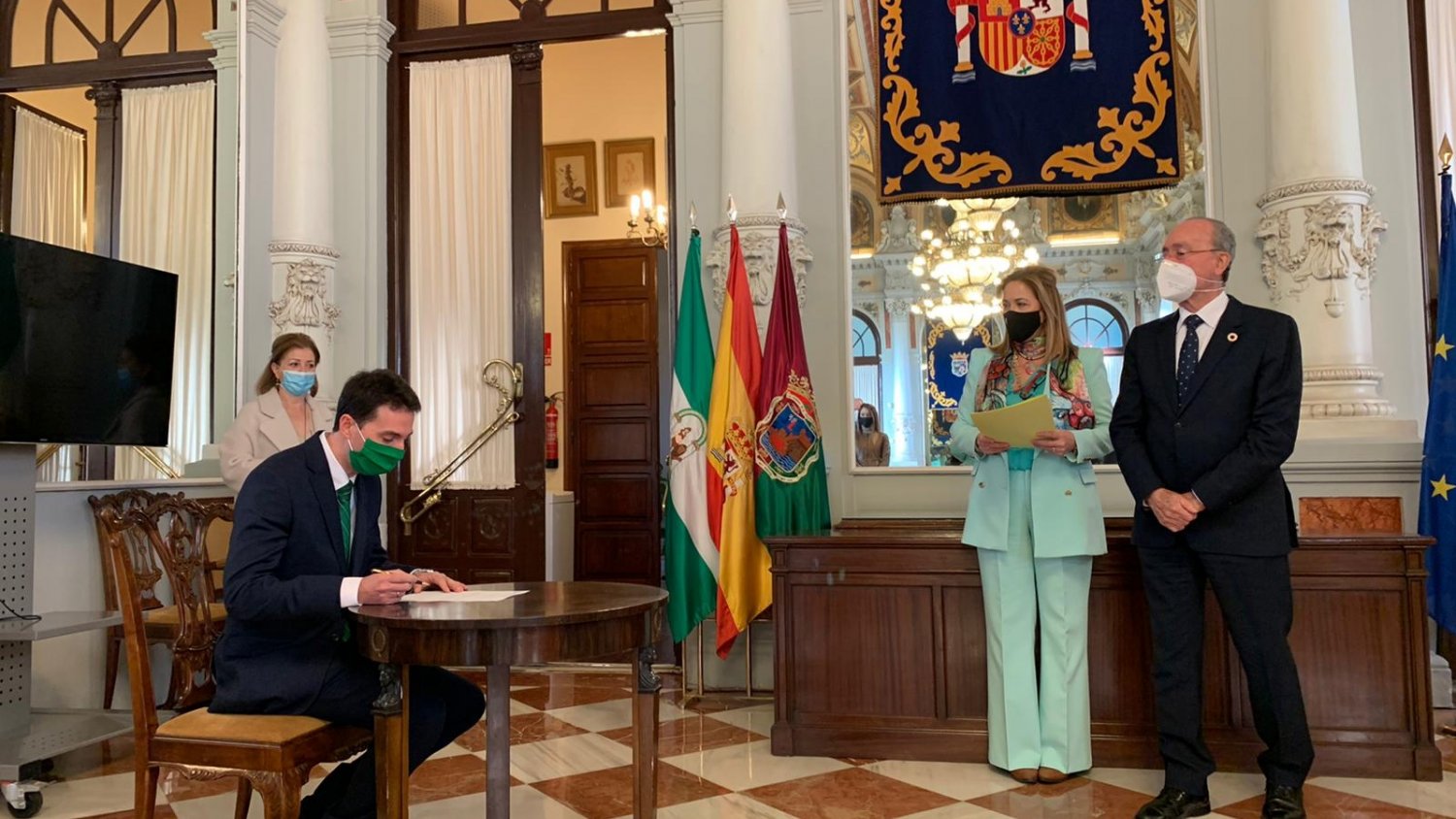 Francisco Alejandro Merino toma posesión como Titular del Órgano de Apoyo a la Junta de Gobierno de Málaga