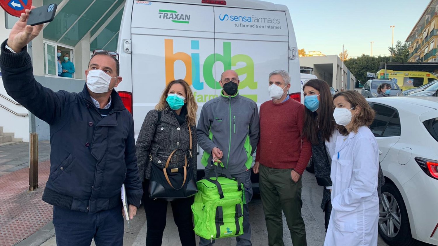 El distrito sanitario La Vega inicia el proceso de vacunación en residencias y en el Hospital de Antequera