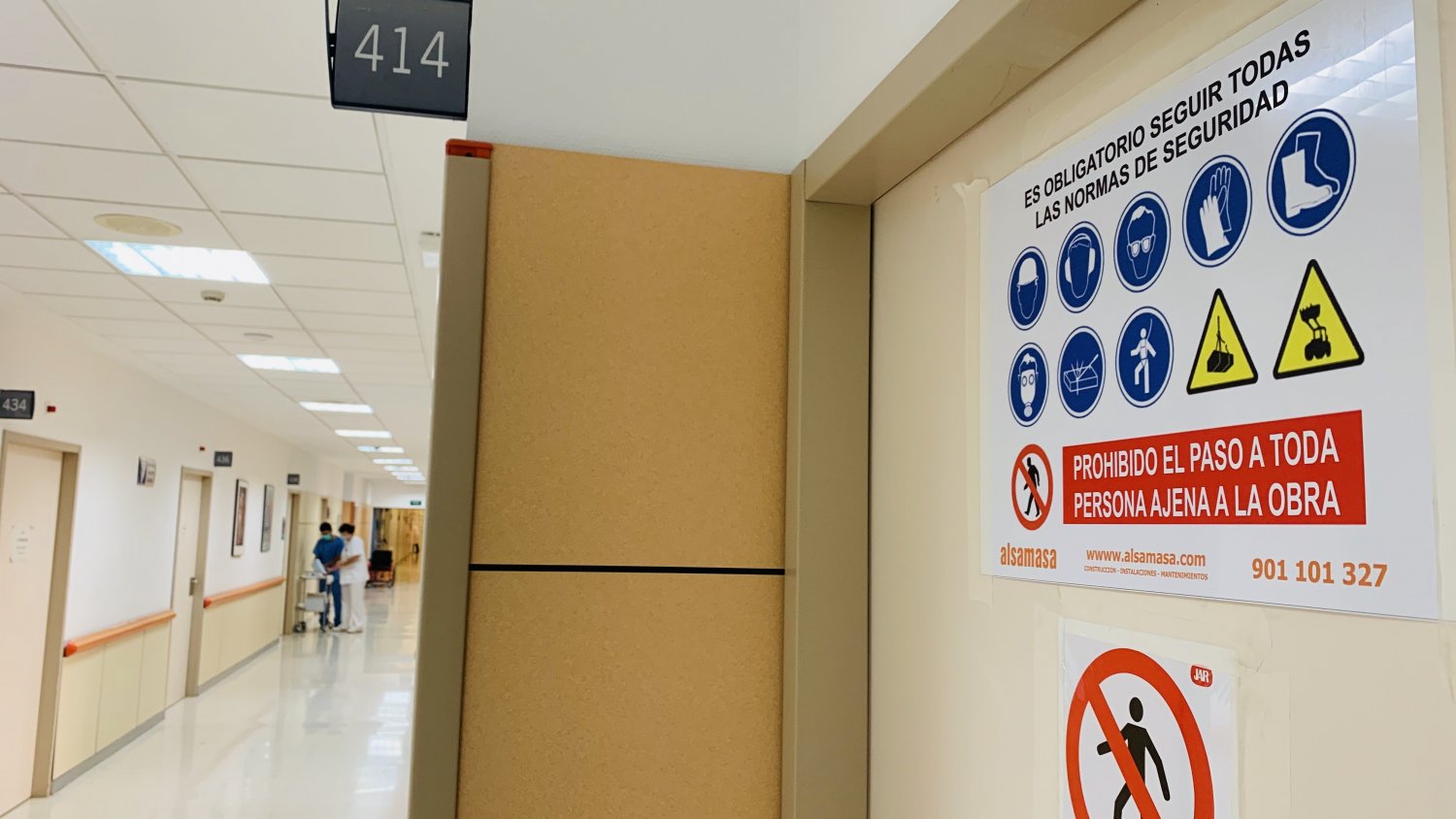 El Hospital Virgen de la Victoria avanza en las obras de adecuación de espacios para la nueva unidad de Ictus