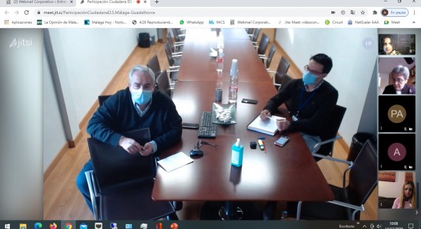La Comisión de Participación Ciudadana del Distrito Málaga Guadalhorce celebra su reunión anual online