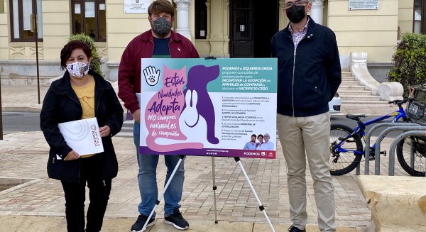 Izquierda Unida y Podemos promueven la protección animal y muestran apoyo al sacrificio cero