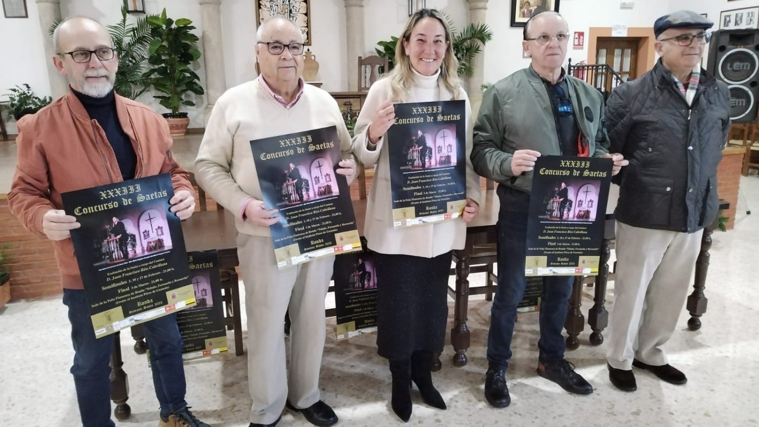 El Ayuntamiento impulsa la celebración del XXX Concurso de Saetas de la Peña Flamenca de Ronda