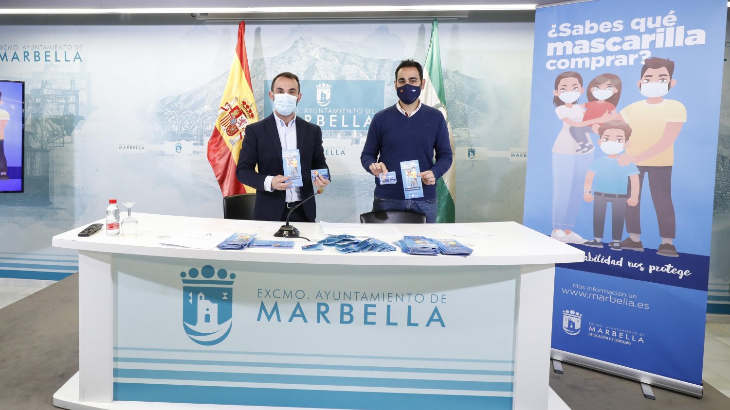 El Ayuntamiento de Marbella pone en marcha una campaña sobre el uso de las mascarillas