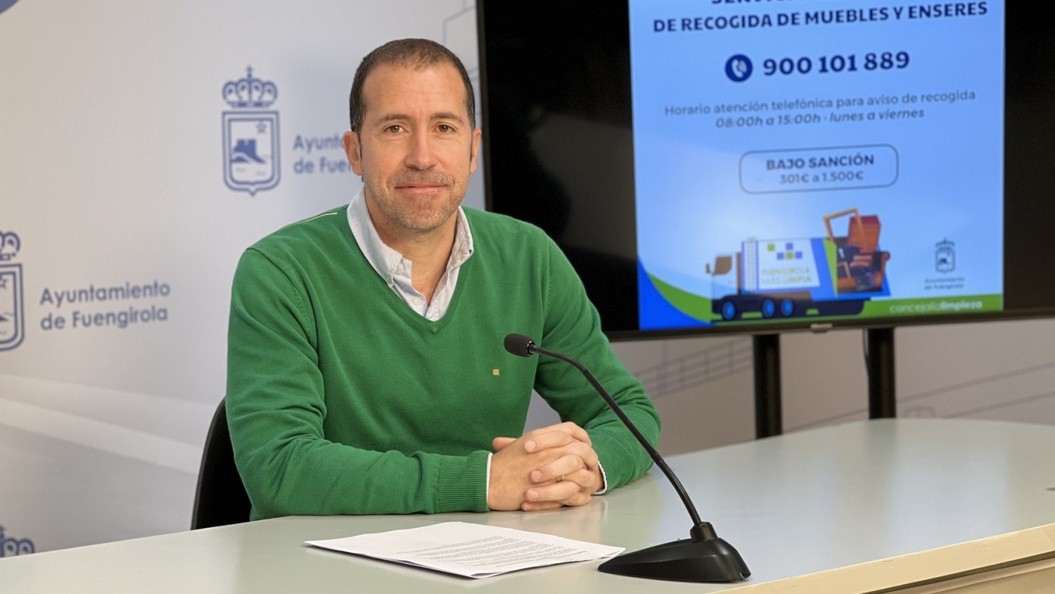 Fuengirola retiró 1.680 toneladas de enseres y muebles de la vía pública en 2022
