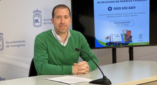 Fuengirola retiró 1.680 toneladas de enseres y muebles de la vía pública en 2022