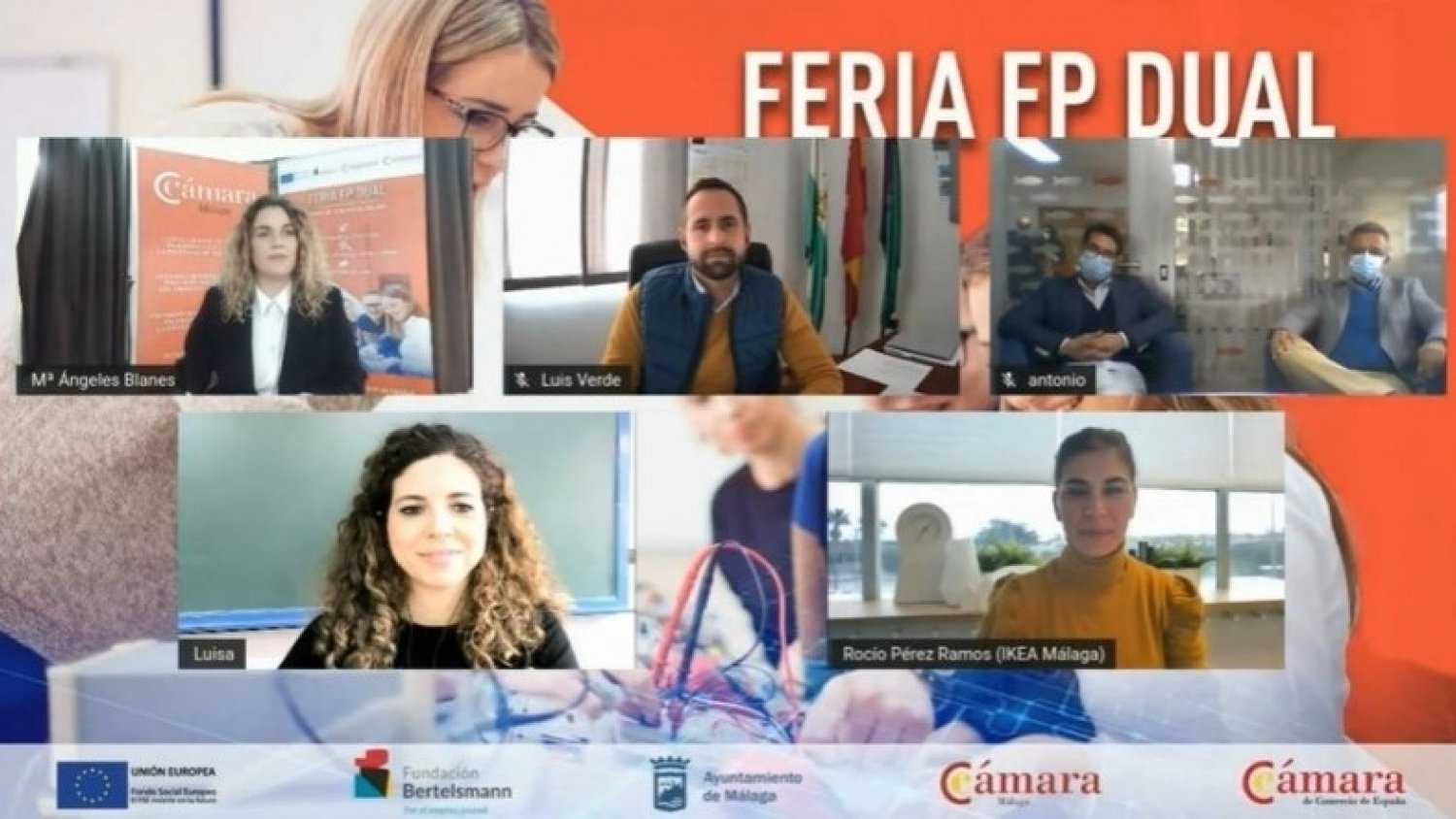 La I Feria de Formación Profesional Dual de Málaga reúne a más de 500 asistentes