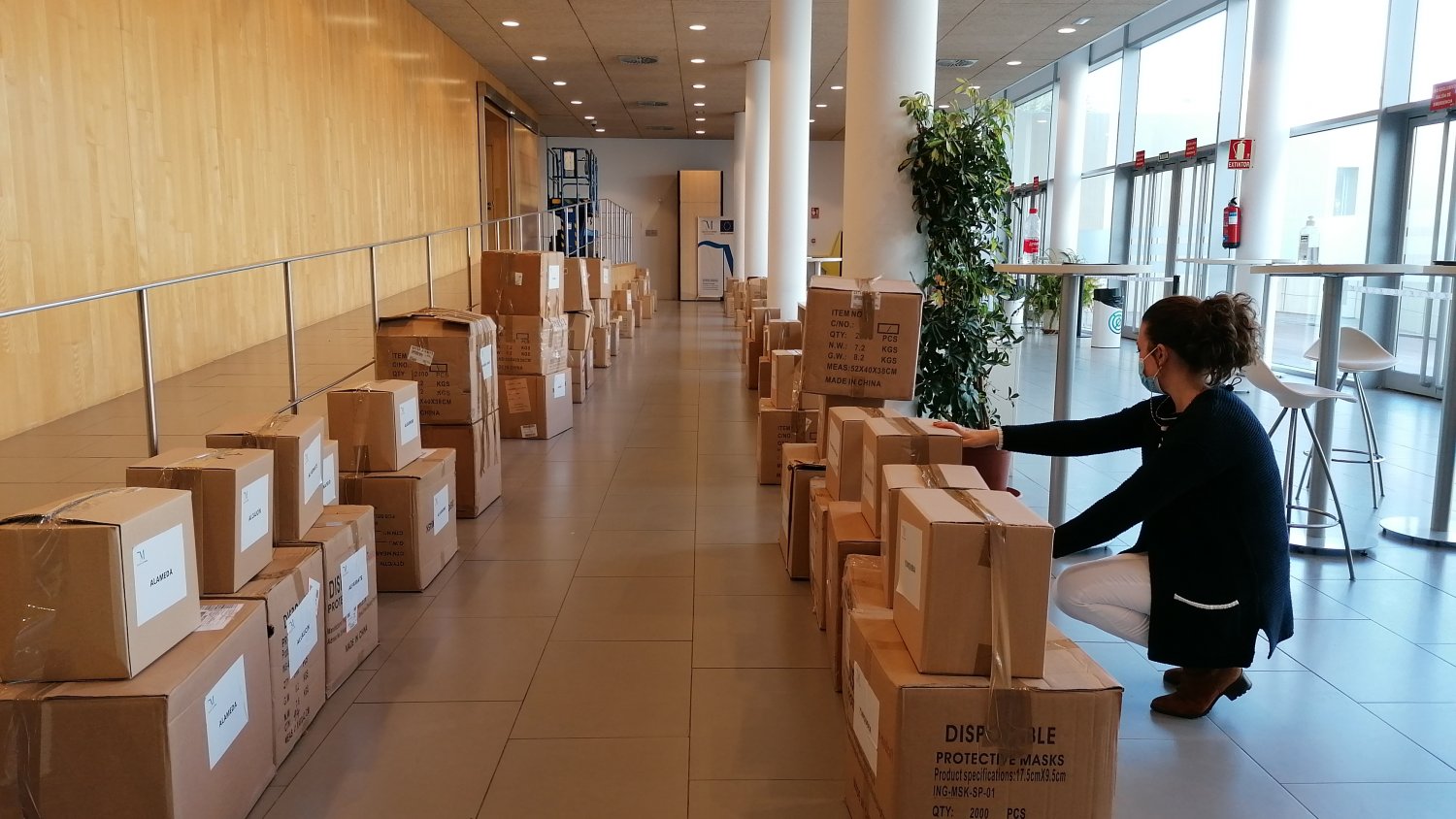Diputación da 135.000 mascarillas quirúrgicas a los ayuntamientos de municipios menores de 25.000 habitantes