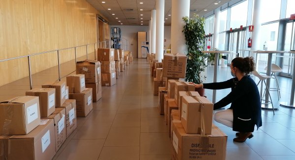 Diputación da 135.000 mascarillas quirúrgicas a los ayuntamientos de municipios menores de 25.000 habitantes