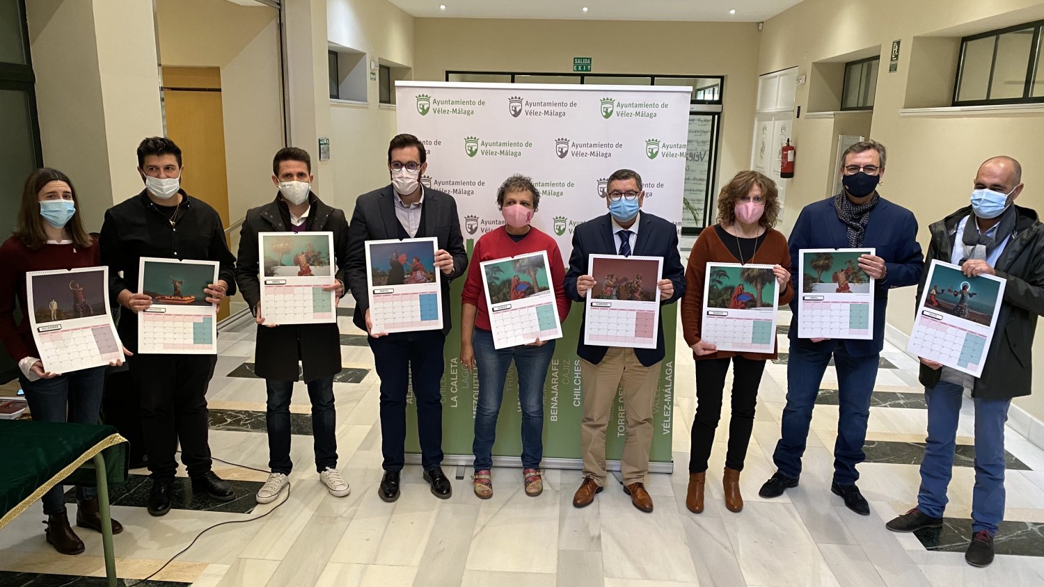 Málaga acoge la presentación del calendario solidario de la Asociación Esperanza para 2021