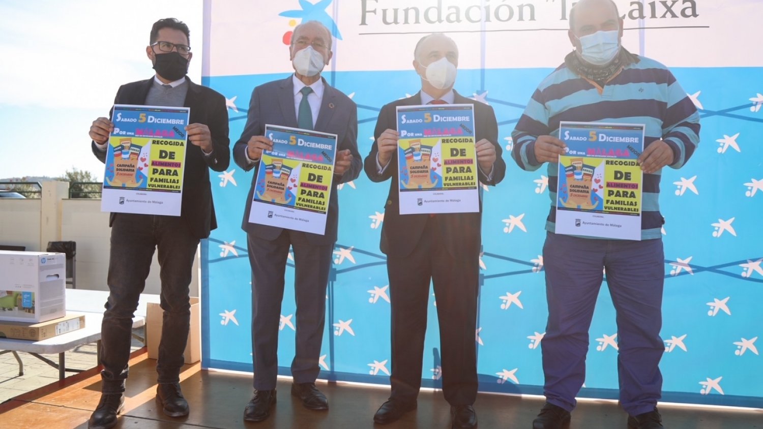 El Ayuntamiento de Málaga y la Red de Entidades Sociales organizan una recogida solidaria de alimentos
