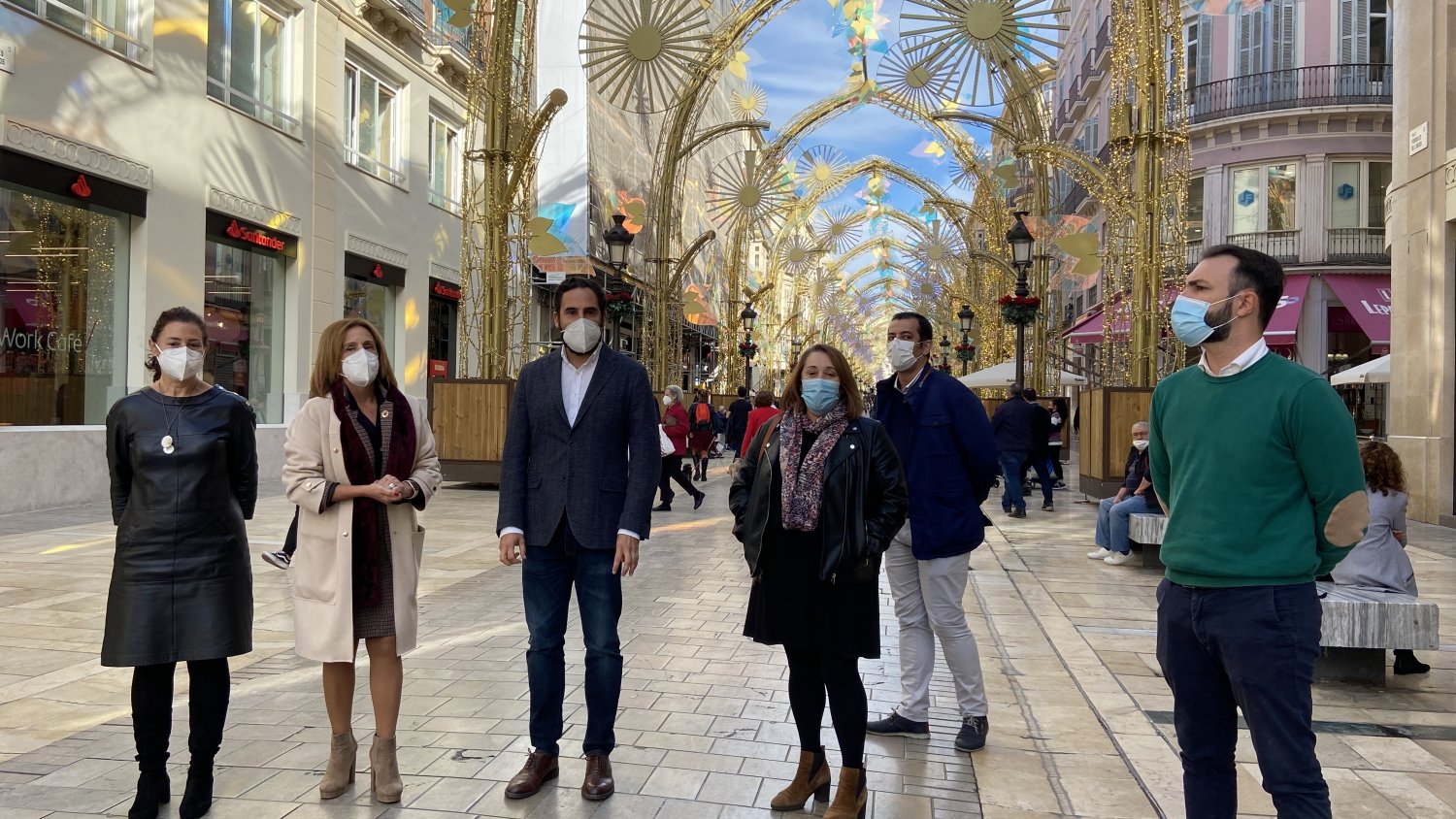 PSOE de Málaga reclama al Ayuntamiento un plan de emergencia para calle Larios y la Plaza de la Constitución