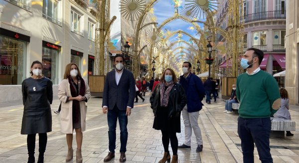 PSOE de Málaga reclama al Ayuntamiento un plan de emergencia para calle Larios y la Plaza de la Constitución