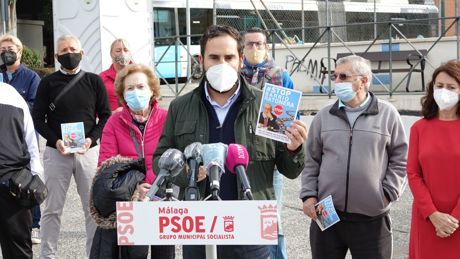 El PSOE inicia una campaña para denunciar la ratonera circulatoria creada en parque del sur