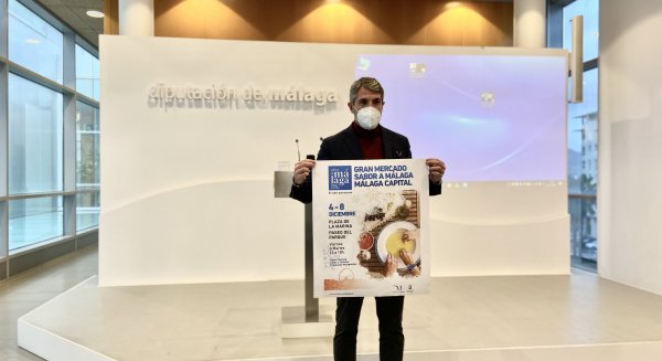 Maldonado presenta en Diputación el 'Gran mercado Sabor a Málaga 2020' del 4 al 8 de diciembre