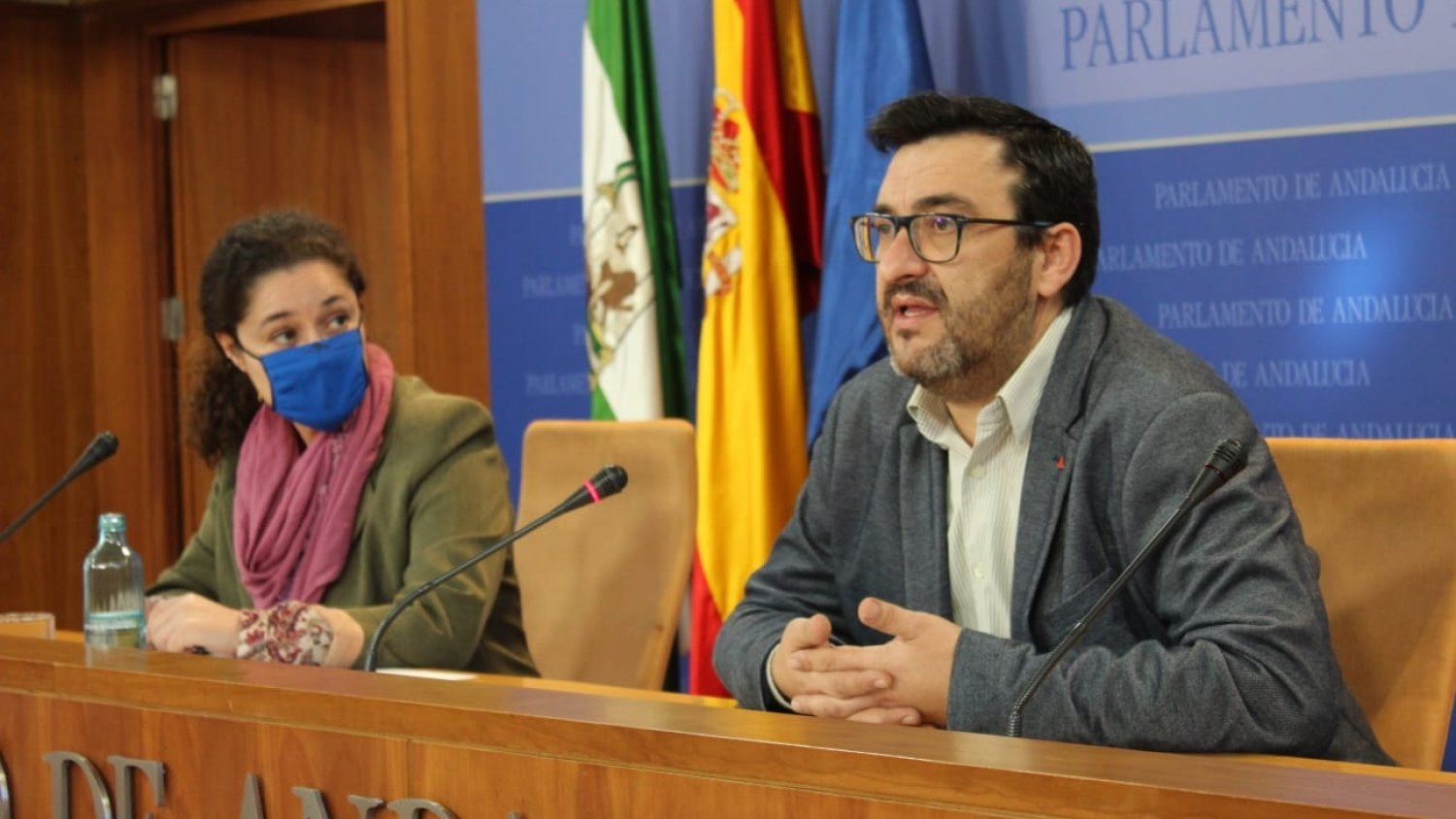 El diputado malagueño Ahumada es designado portavoz adjunto del grupo parlamentario Adelante Andalucía