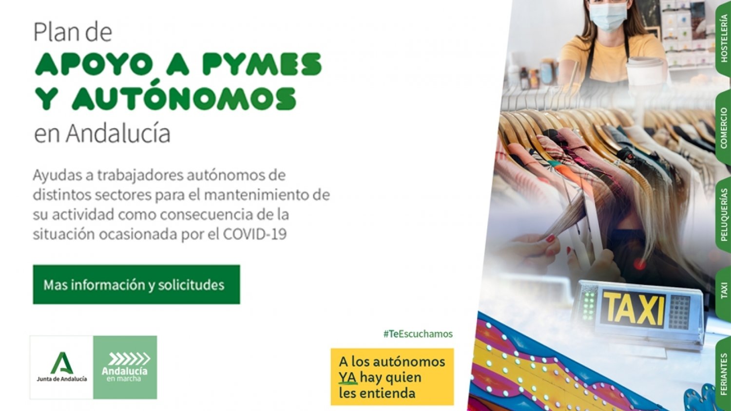 Málaga registra 7.397 peticiones de ayuda de 1.000 euros para autónomos