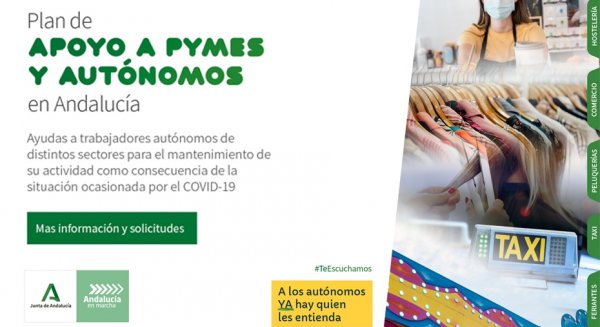 Málaga registra 7.397 peticiones de ayuda de 1.000 euros para autónomos