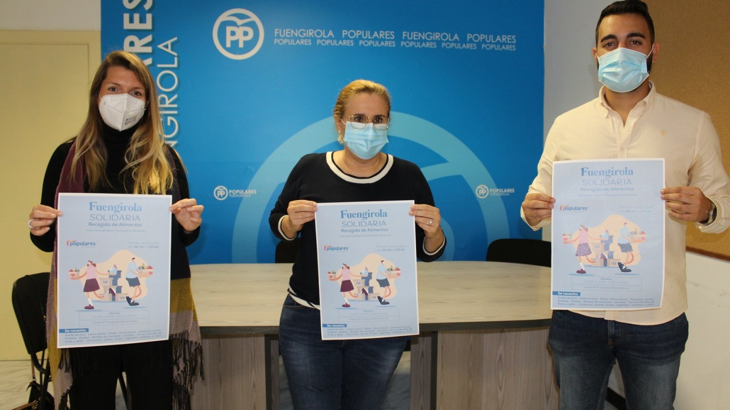 El PP de Fuengirola inicia una campaña de recogida de víveres a beneficio del Banco Municipal de Alimentos