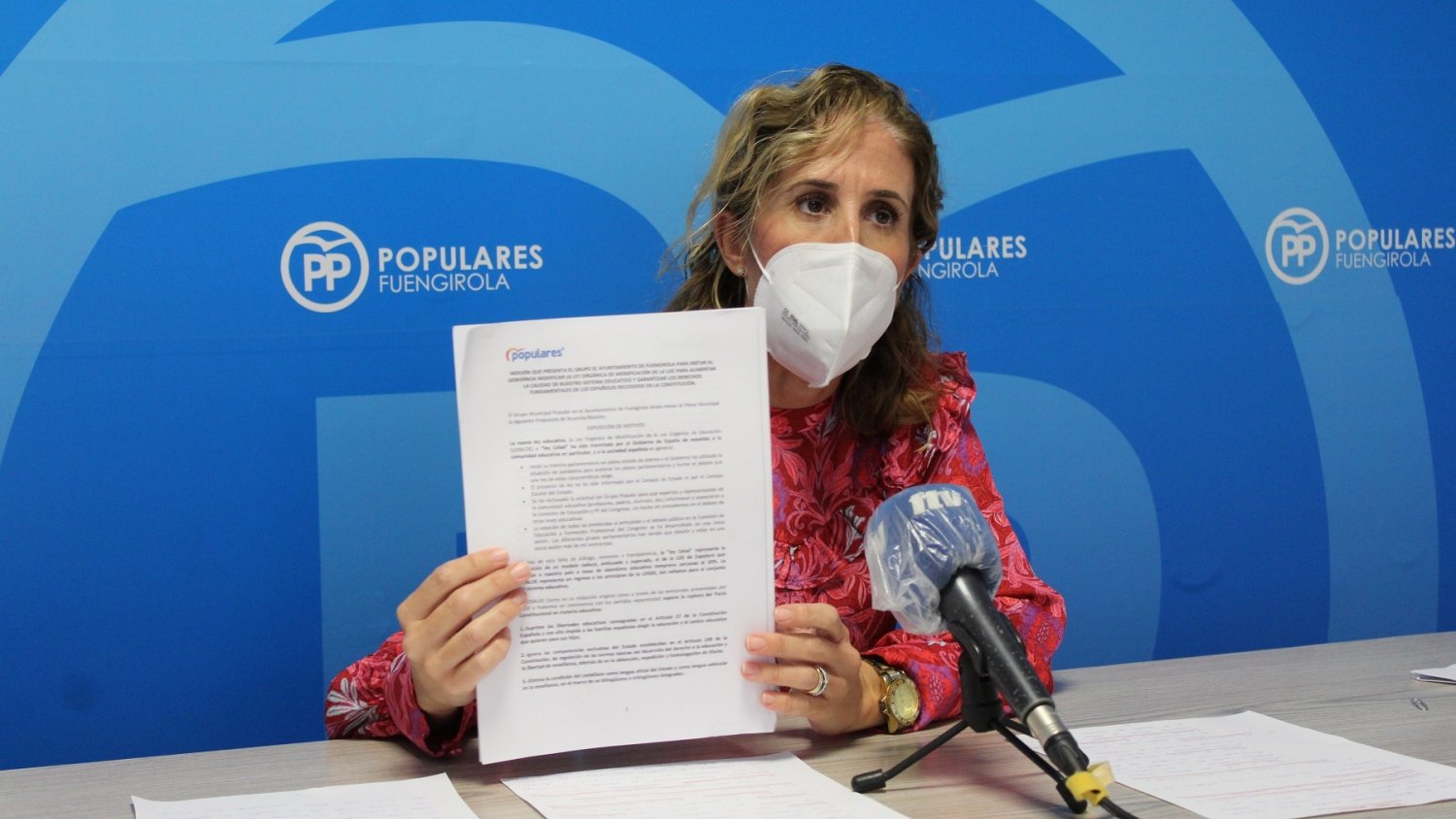 El PP de Fuengirola manifiesta su rechazo a la 'Ley Celáa'