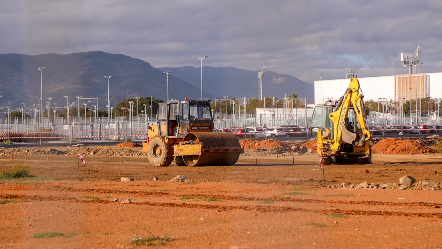 Comienzan las obras de los viales de acceso de la avenida Imperio Argentina en Carretera de Cádiz
