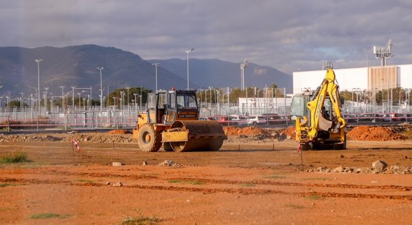 Comienzan las obras de los viales de acceso de la avenida Imperio Argentina en Carretera de Cádiz