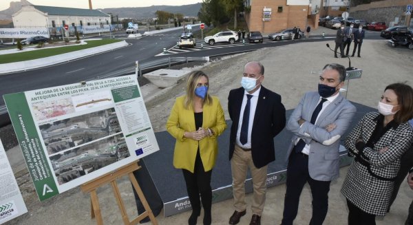 La Junta de Andalucía inaugura los accesos a Antequera dese la A-7282
