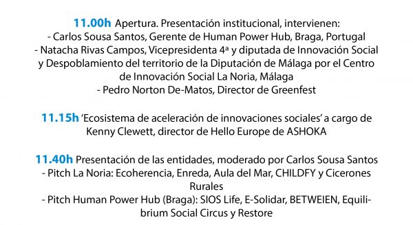 La Noria celebra el I Encuentro de Emprendimiento Social entre España y Portugal sobre innovación social