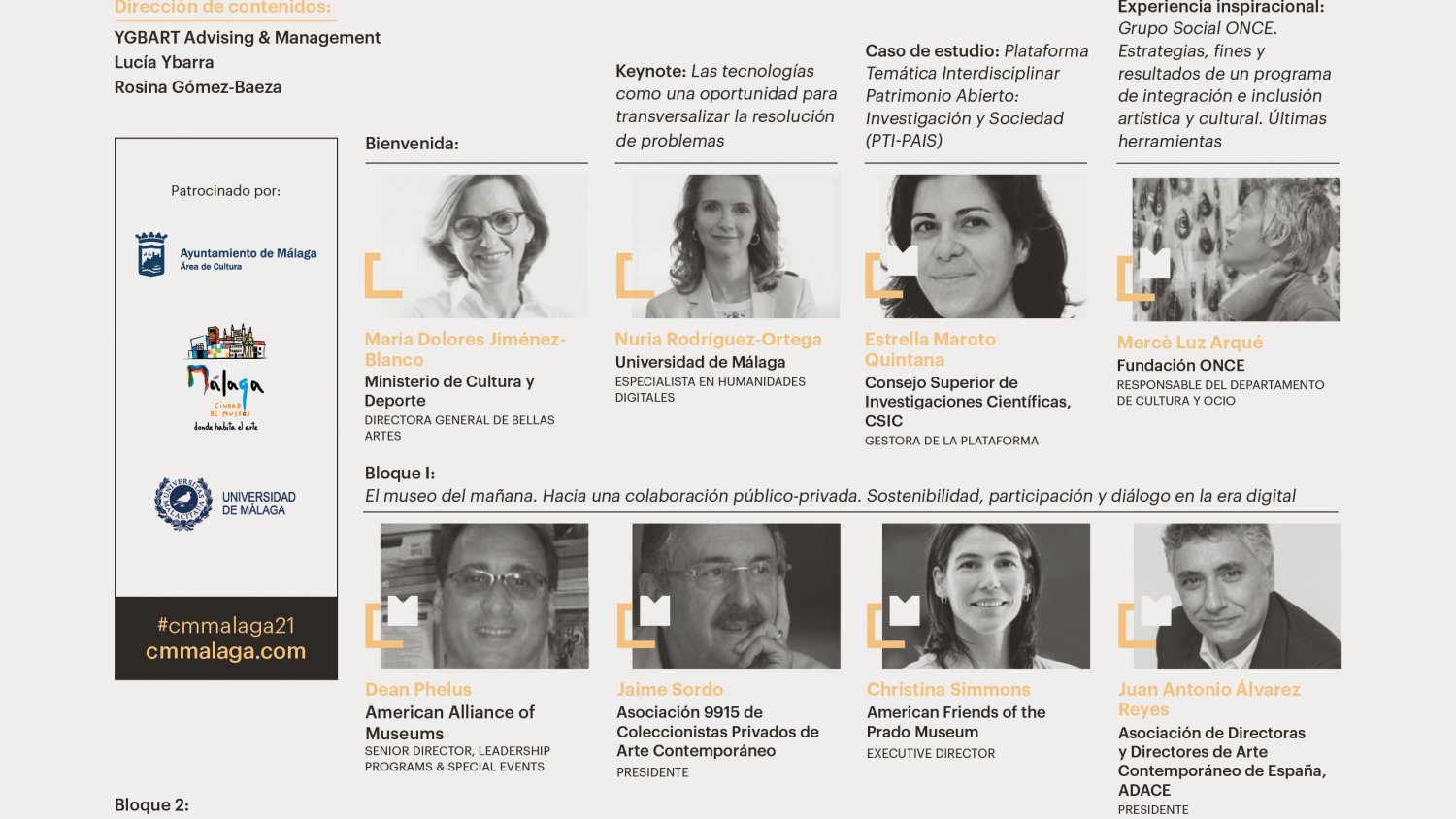 El Ayuntamiento de Málaga presenta el programa virtual ‘Cities & Museums Webinar Forum’ de CM Málaga