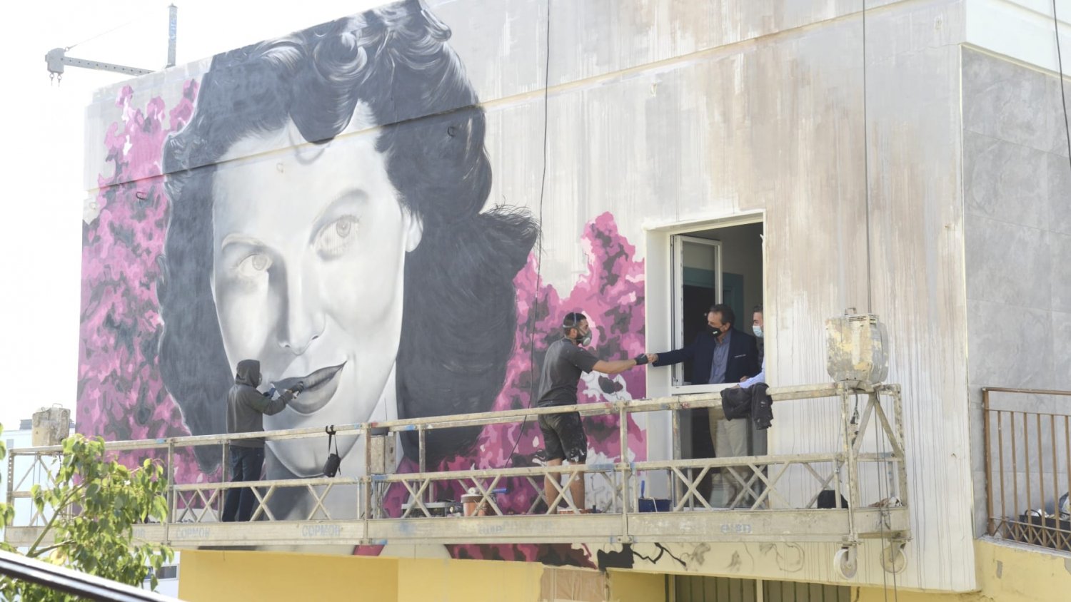 Torremolinos suma un nuevo mural de Ava Gardner en calle de las Mercedes