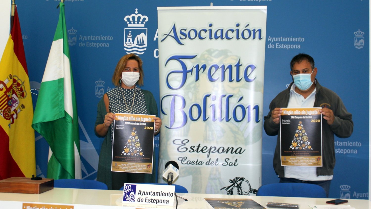 Estepona y ‘Frente Bolillón’ presentan la campaña ‘Ningún Niño sin Juguete’ para más de 200 familias
