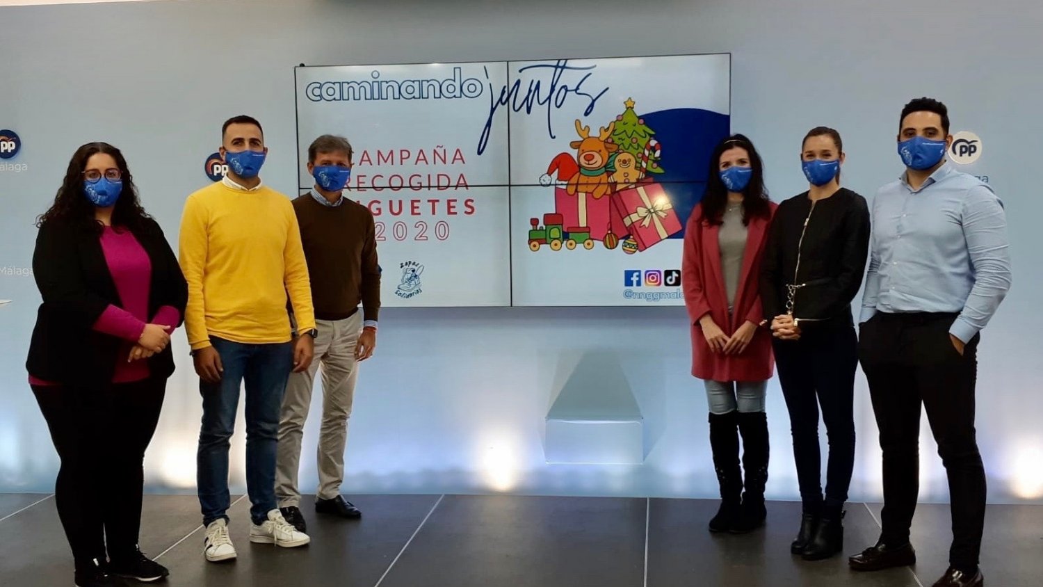 NNGG Málaga presenta la campaña navideña de recogida de juguetes ‘Caminando Juntos’