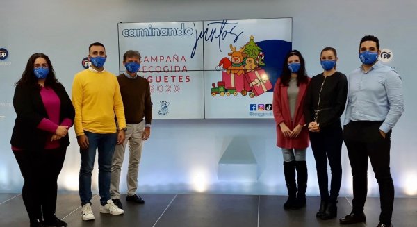 NNGG Málaga presenta la campaña navideña de recogida de juguetes ‘Caminando Juntos’