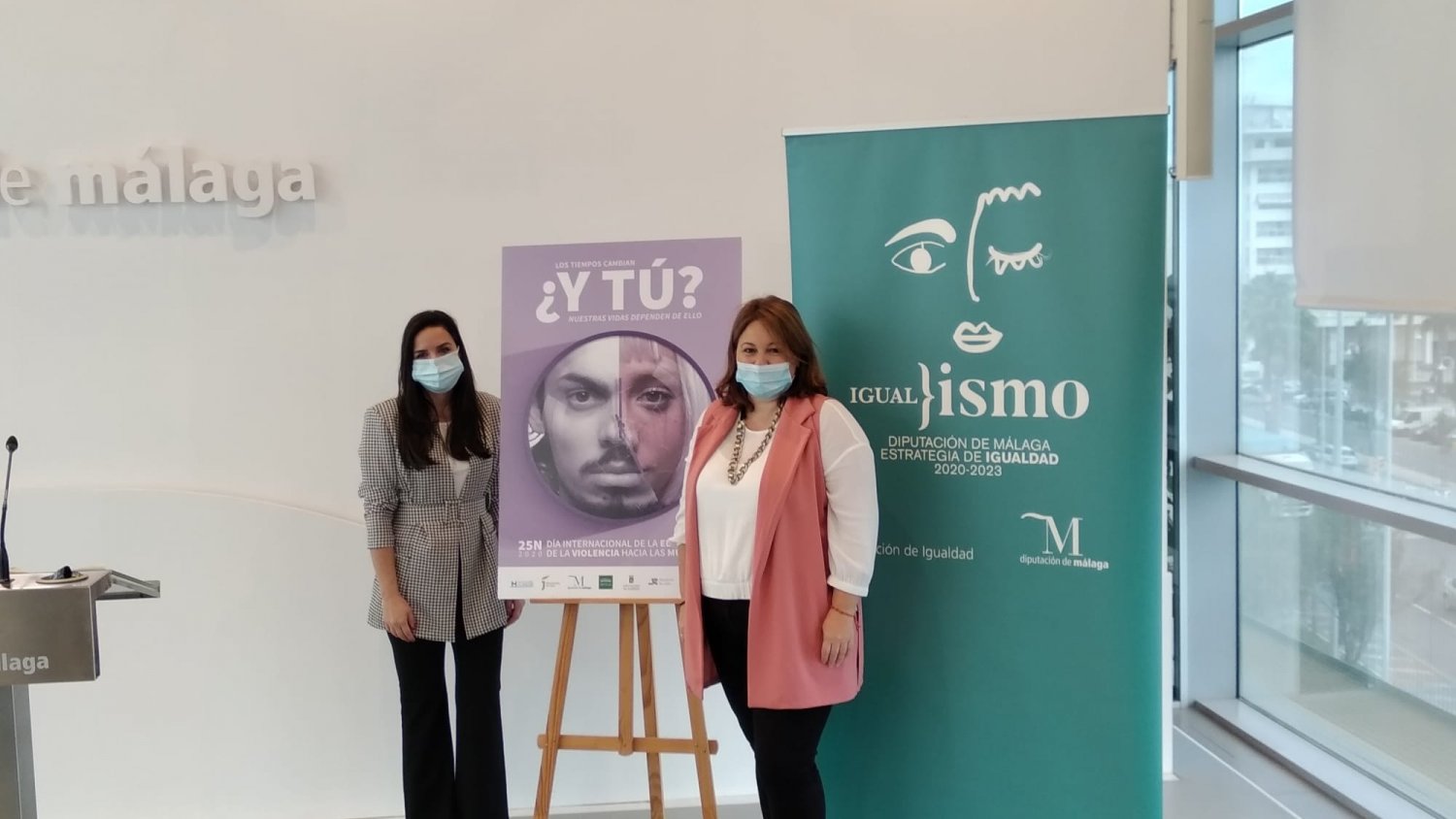 Natacha Rivas presenta los talleres y jornadas contra la violencia de género organizados en Málaga