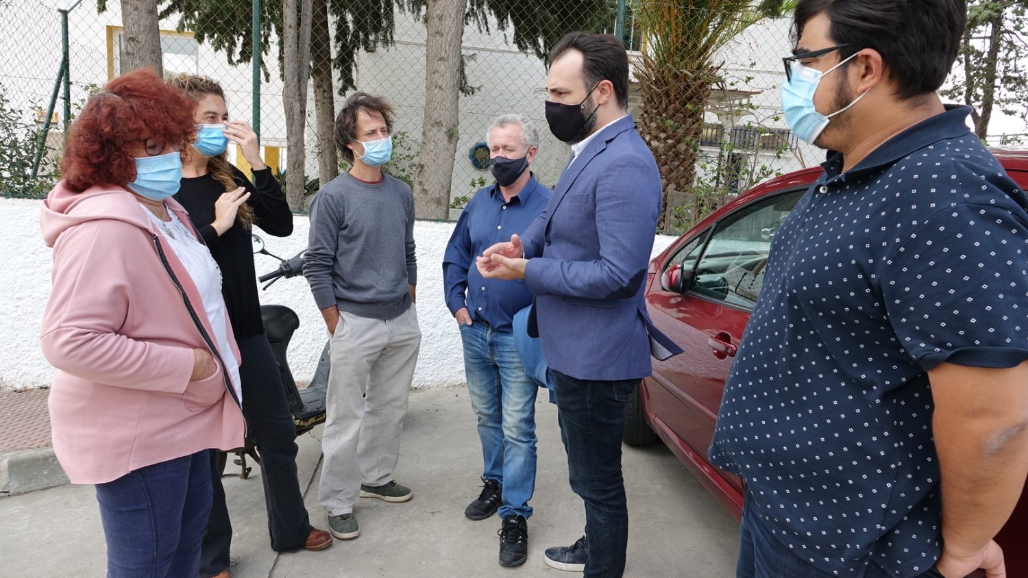 PSOE pide al Ayuntamiento de Málaga la mejora del vial de acceso al CEIP La Biznaga para evitar atropellos