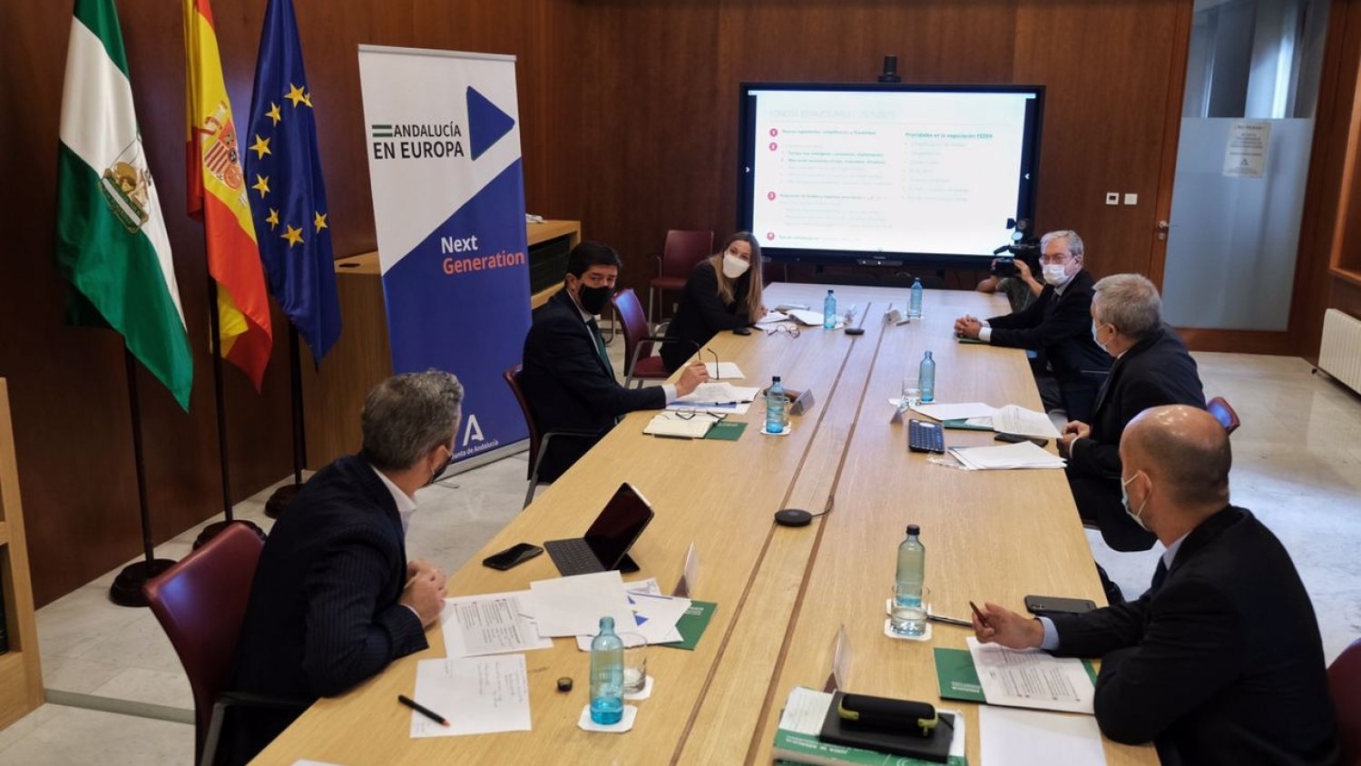 Marín confía en que los fondos europeos sirvan para la transformación competitiva de Andalucía