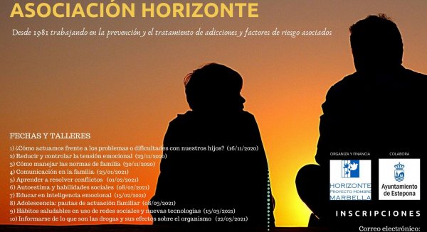 Estepona y Horizonte-Proyecto Hombre ofrecen orientación familiar con el programa Escuelas de Familias